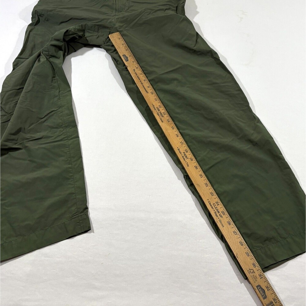 Nicole Fahri Womens Green Cotton Poly Wide Leg Trouser Pants Grunge Sz 34 ITALY - Picture 6 of 14